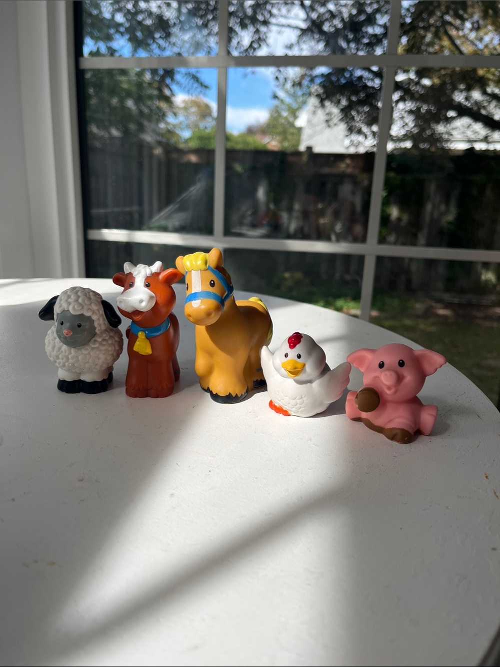 Little People Farm Animals Pig Chicken Horse Cow Sheep